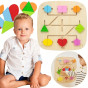VIGA Wall Activity Panel with 16 Movable Elements
