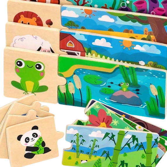 VIGA Logic Puzzle with Animals Jigsaw Puzzle