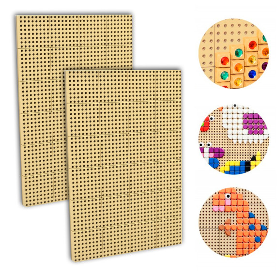 MASTERKIDZ Creative STEM Science Board Set of 2 + Mounting Panel 120x80cm