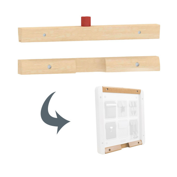 MASTERKIDZ Upper and Lower Beam for Mounting 1 Flex Educational Board