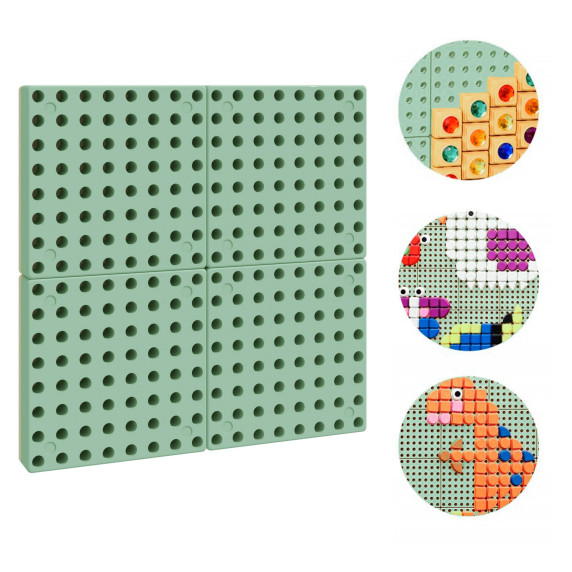 MASTERKIDZ Wall Panel Science Board Creative STEM Outdoor Board + Mounting Panel 40 x 40 (cm)