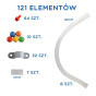 MASTERKIDZ STEM Board Pipe System 121 pieces