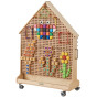 MASTERKIDZ Wooden STEM Board Freestanding XXL in the Shape of a House