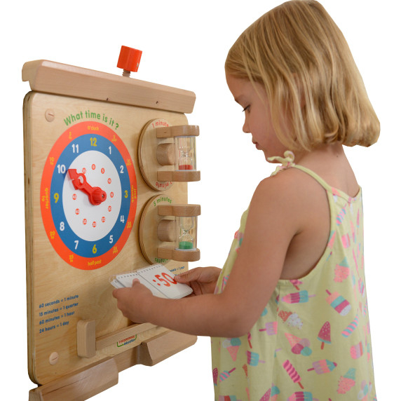 MASTERKIDZ Learning to Read the Clock Flex Wall Educational Board