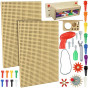 MASTERKIDZ STEM Mounting Panels 2x 120x80 cm + Accessories XXL Set