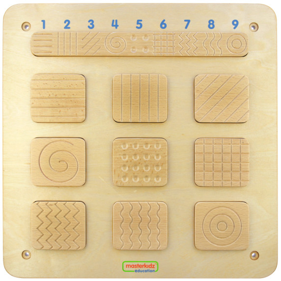 MASTERKIDZ Sensory Wall Board for Surface Texture Recognition