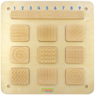 MASTERKIDZ Sensory Wall Board for Surface Texture Recognition MASTERKIDZ Sensory Wall Board for Surface Texture Recognition