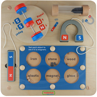 MASTERKIDZ Learning about Magnetic Attraction - Flex Montessori Wall Board MASTERKIDZ Learning about Magnetic Attraction - Flex Montessori Wall Board