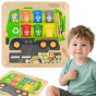 MASTERKIDZ Magnetic Board Waste Sorting Montessori Recycling Truck