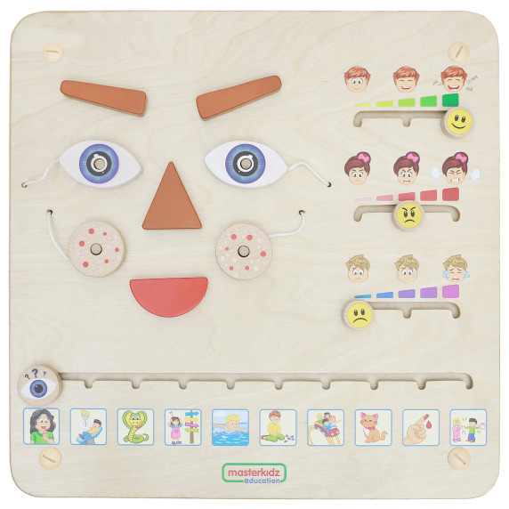 MASTERKIDZ How Are You Feeling? Montessori Emotional Learning Board