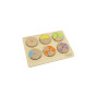 MASTERKIDZ Wooden Math Puzzle Fractions