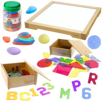 MASTERKIDZ LED Sensory Box Panel + Accessories Set MASTERKIDZ LED Sensory Box Panel + Accessories Set