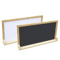 CLASSIC WORLD EDU Wooden Double-Sided Chalk Board - Magnetic Educational