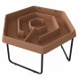 MASTERKIDZ Hexagonal Sand and Water Play Table with Adjustable Height Maze