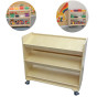 MASTERKIDZ Shelf on Wheels - 3 Shelves for STEM Board Accessories 800H x 800L