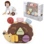 VIGA PolarB Wooden Construction Toy Hedgehog with Montessori Screws