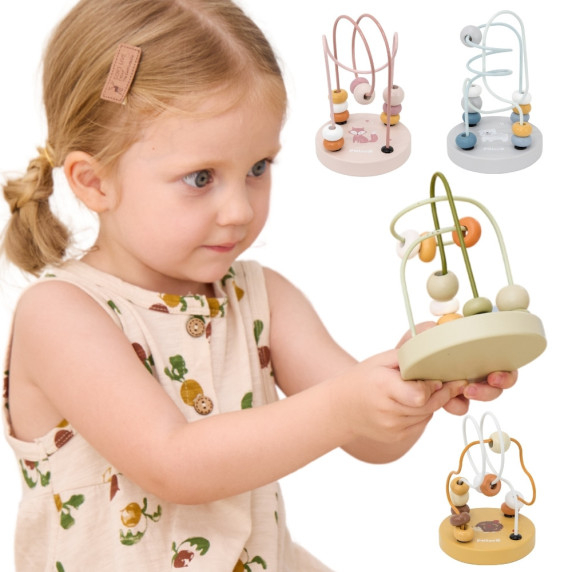 VIGA PolarB Wooden Handy Labyrinth Intertwining Motor Loop 1 pc.