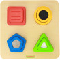 MASTERKIDZ Wooden Montessori Material Surface Texture Shape Sorter