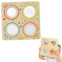 MASTERKIDZ Montessori Sensory Mirror Board and Curved Lenses
