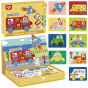 TOOKY TOY Montessori Educational Puzzle Magnetic Box for Children 80 pcs.