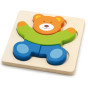 VIGA Baby's First Wooden Puzzle Teddy Bear