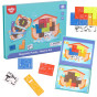 TOOKY TOY Magnetic Montessori Puzzle Logical Puzzle Tetris Noah's Ark 26 pcs.