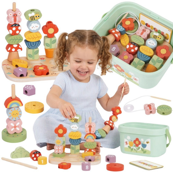TOOKY TOY Educational Box 5-in-1 Magic Garden Montessori