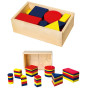Wooden Dienes Blocks Geometric Figures Viga Toys Montessori
