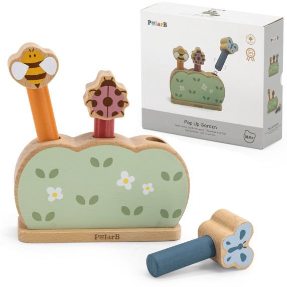 VIGA PolarB Wooden Jumping Animals Jumping Garden