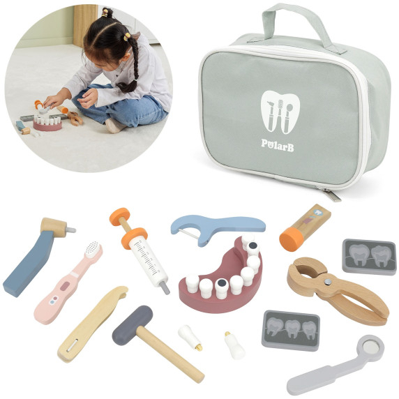 VIGA PolarB Wooden Dentist's Kit Bag