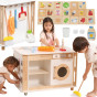 VIGA 3-in-1 Home Center with Accessories – Learning and Fun for Children