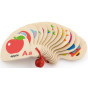 VIGA Wooden Montessori Alphabet and English Learning Book