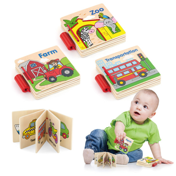 VIGA My First Wooden Book 1 pc.