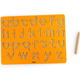 VIGA Graphomotor Board Lower Case Letters Learning to Write