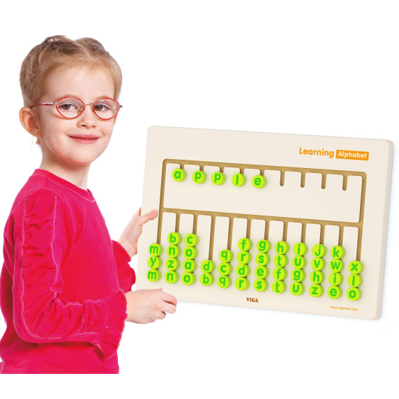Viga Toys Alphabet Learning Sensory Board