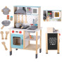 TOOKY TOY Large Wooden Kitchen for Children 10 pieces FSC