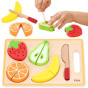 VIGA Wooden Montessori Educational Puzzle Fruits for Cutting