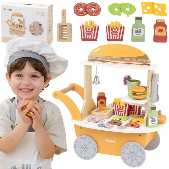 VIGA Mini Hamburger Shop – Creative Role Play