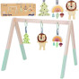 TOOKY TOY Baby Gym Educational Gymnastic Stand with 3 Plush Pendants