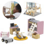 VIGA PolarB Dollhouse Furniture Set for Children's Room