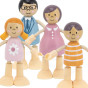 VIGA PolarB Wooden Dolls Family Doll Set Figures