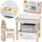 VIGA Wooden Changing Table 2 in 1 Bathtub for Dolls