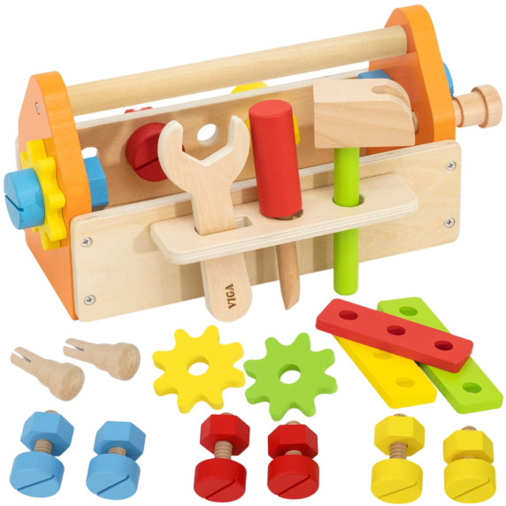 Viga Tool Box Wooden Set
