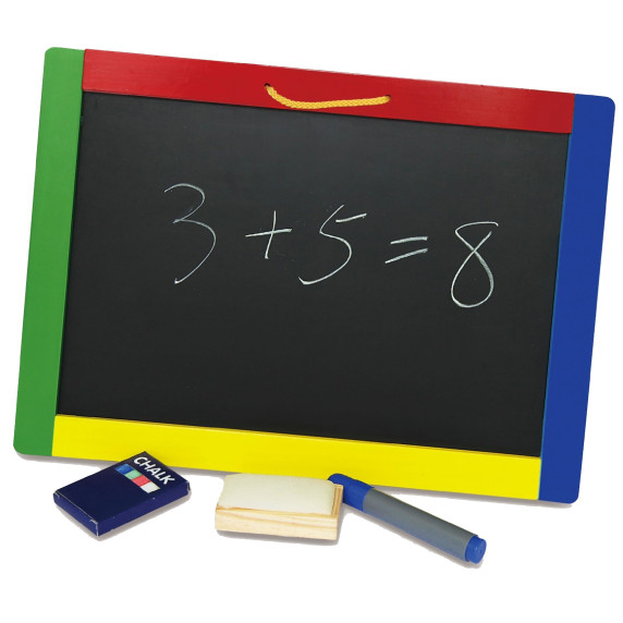 VIGA Wooden Double-Sided Magnetic Chalk Board Accessories