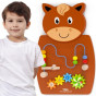 VIGA Wooden Manipulative Board Horse FSC Montessori Certificate