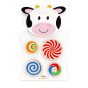 VIGA Wooden Manipulative Board Cow FSC Montessori Certificate