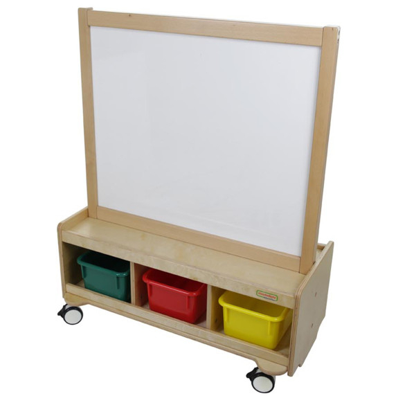 MASTERKIDZ Double-Sided Chalk and Magnetic Writing Board