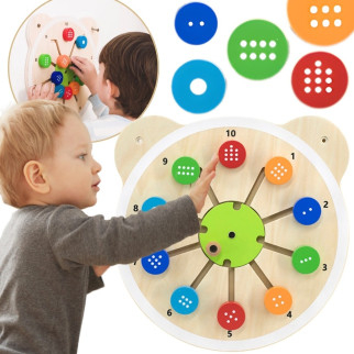 VIGA Wooden Match Number Board FSC Montessori Certified