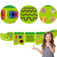 VIGA Crocodile Manipulative Sensory Board FSC Montessori Certificate VIGA Crocodile Manipulative Sensory Board FSC Montessori Certificate