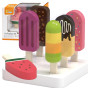 VIGA Set of Wooden Ice Cream Sticks with Stand 6 pcs.